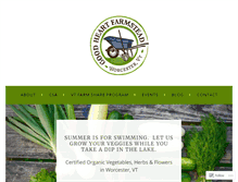 Tablet Screenshot of goodheartfarmstead.com